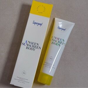 Supergoop Unseen Sunscreen Body SPF 40 Full Size BNIB